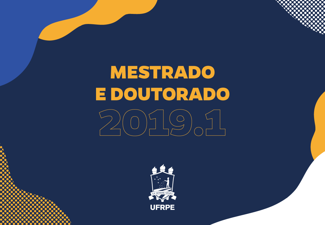 UFRPE divulga edital de mestrado e doutorado 2019.1