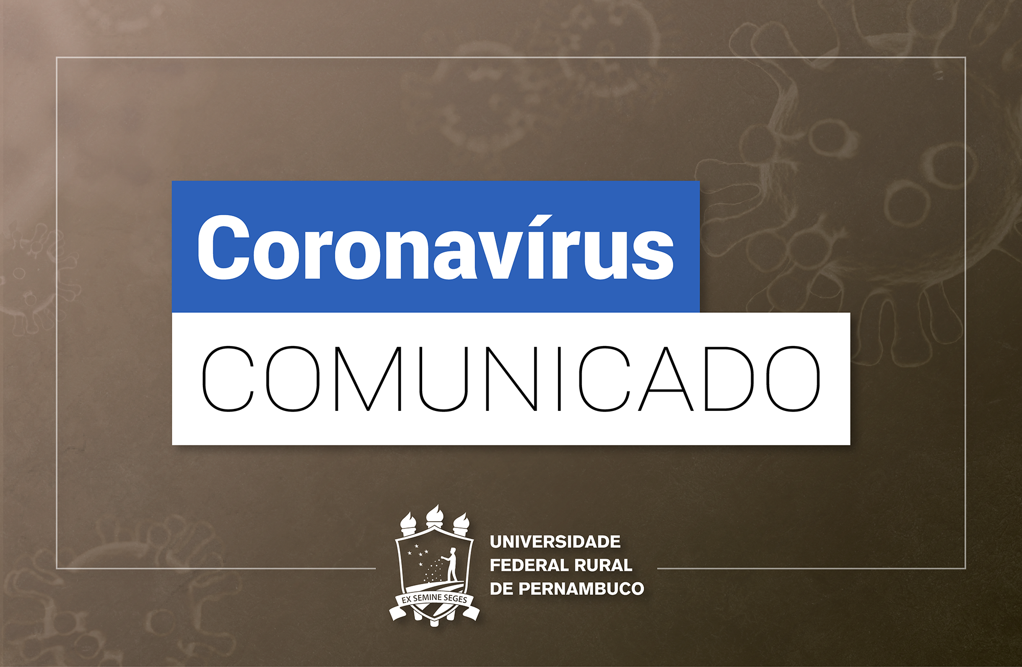 comunicado coronavírus