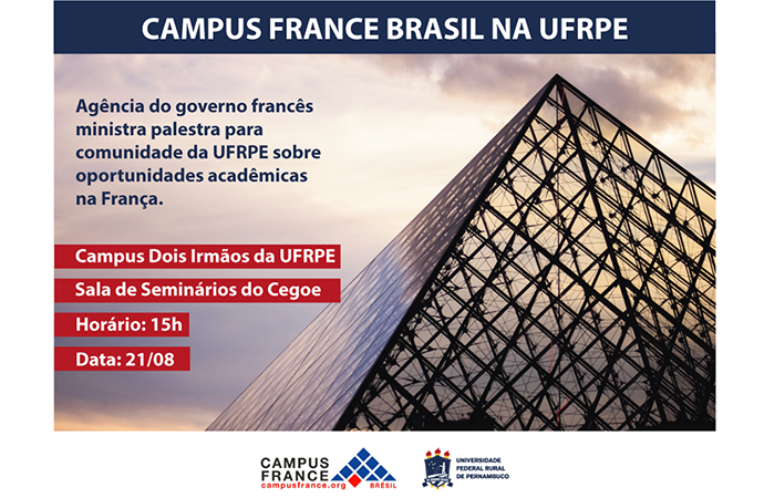 cartaz com informações do evento