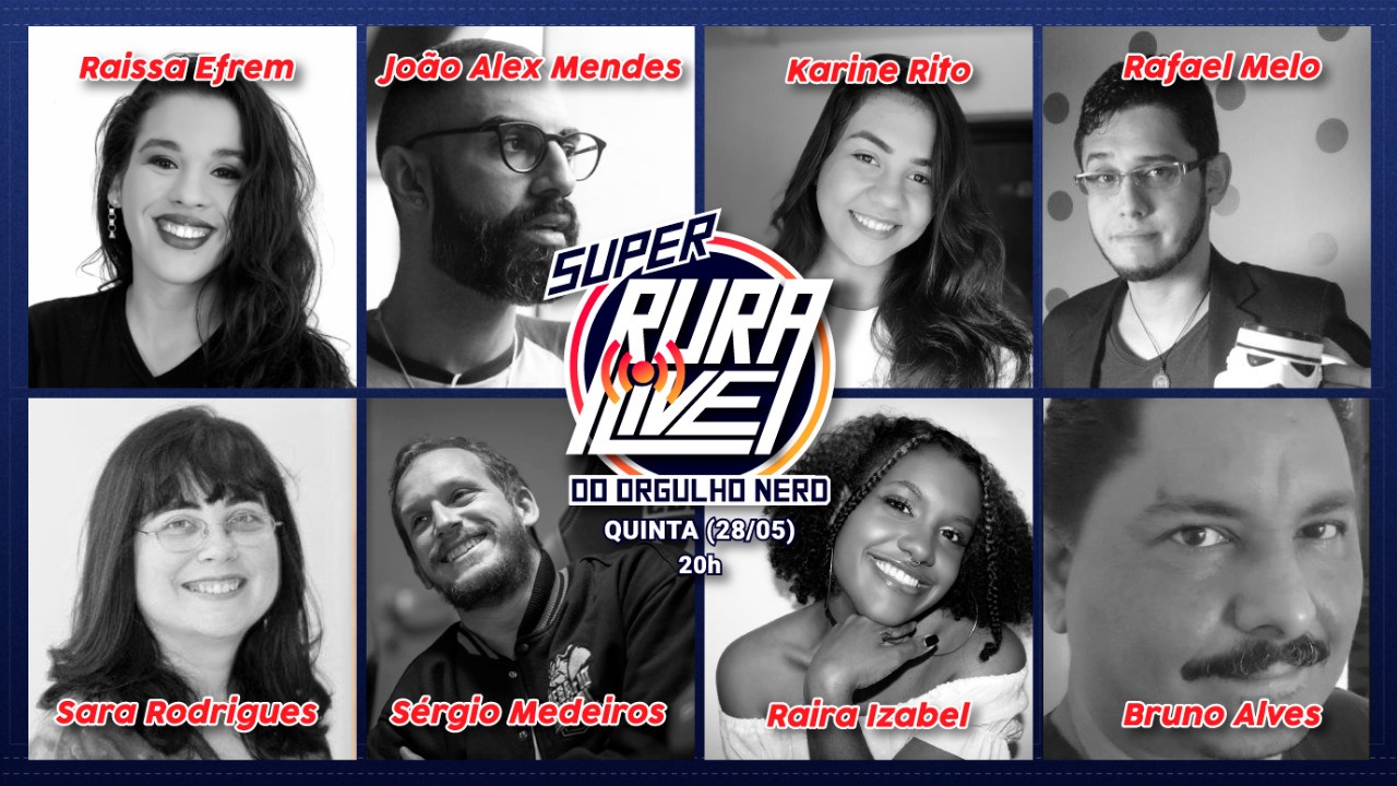 Cartaz de divulgação da live