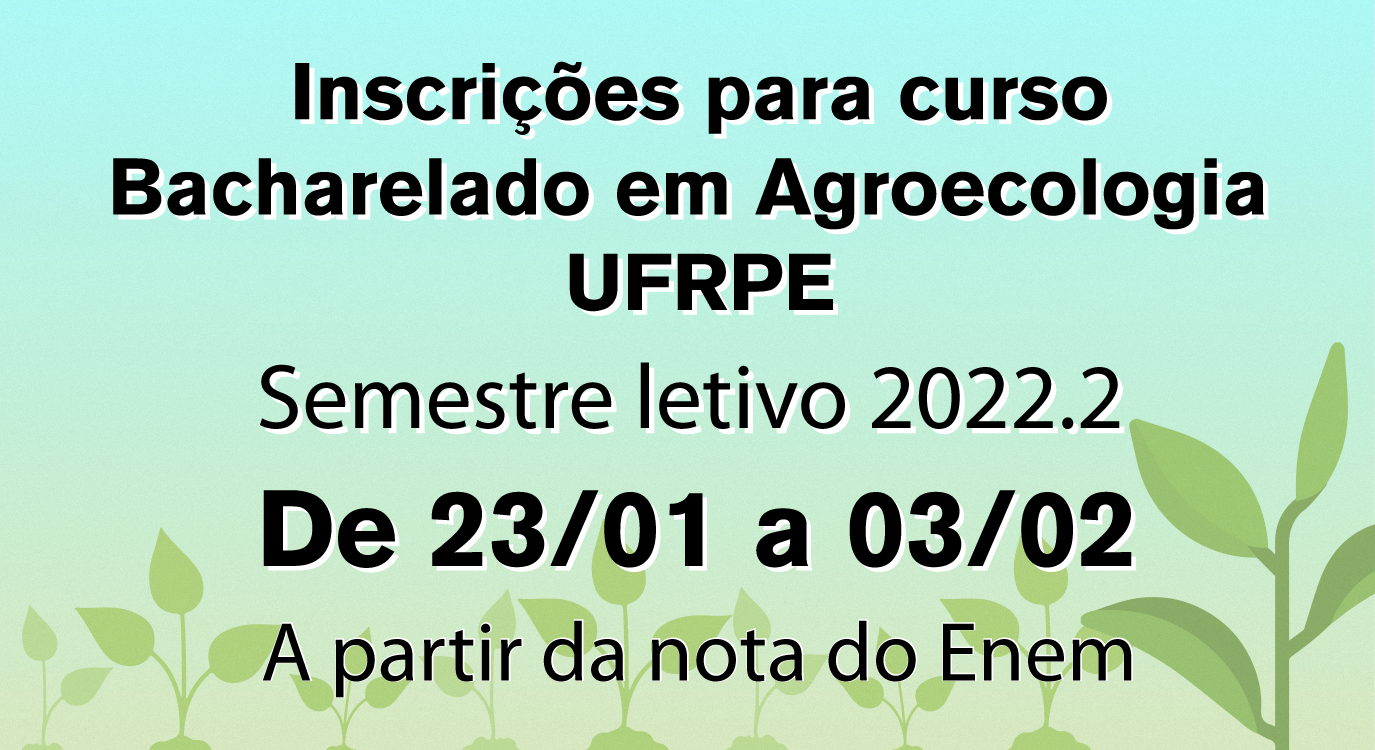cartaz divulgando a seleção para o curso