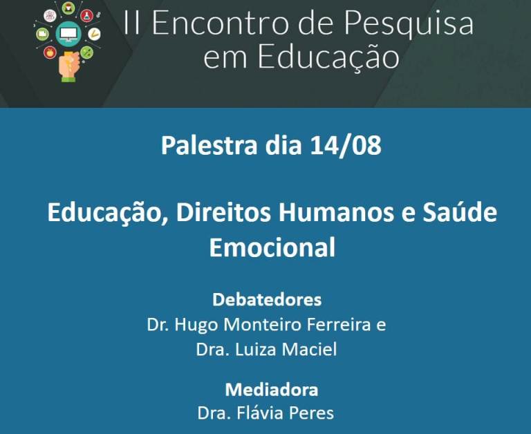 imagem de divulgação da palestra