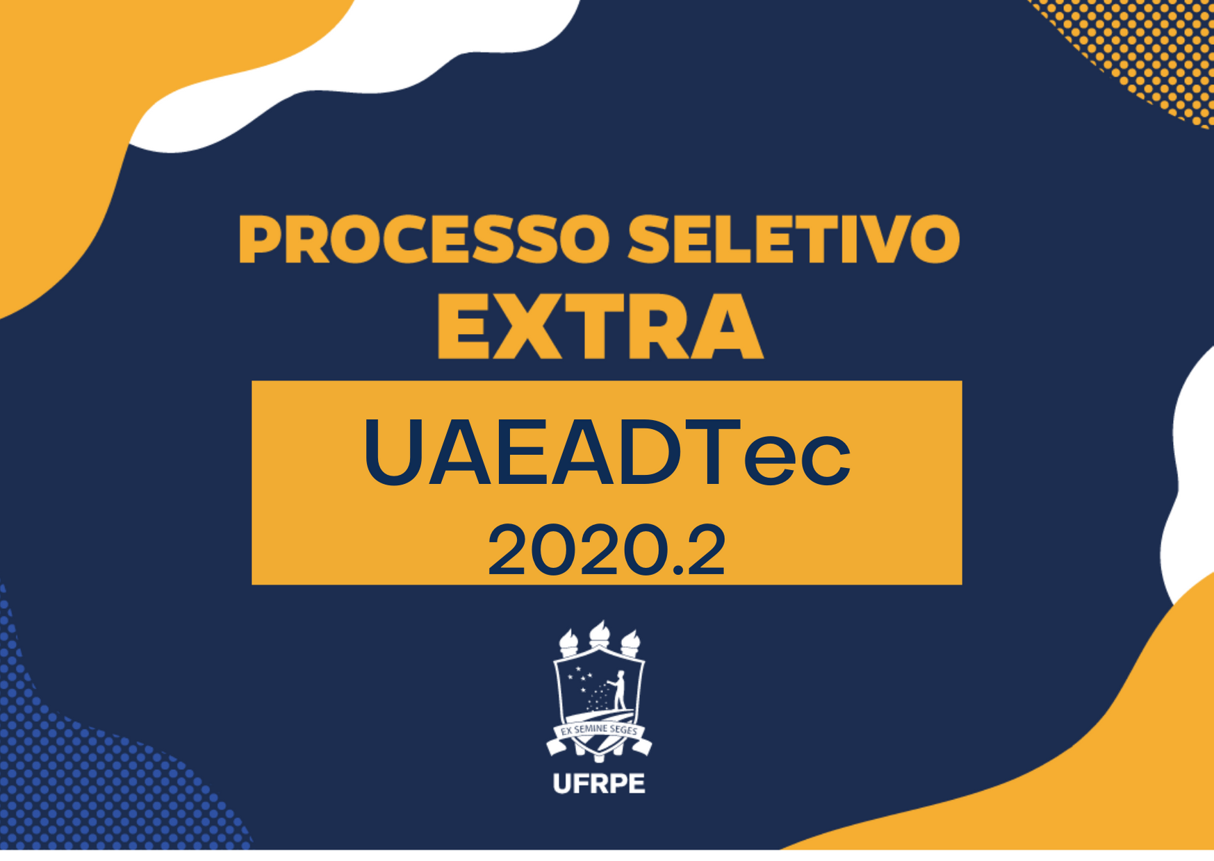 card de divulgação processo seletivo extra