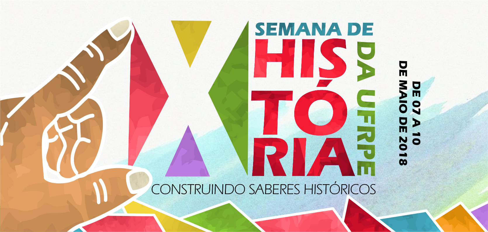 cartaz com informações da Semana da História da UFRPE
