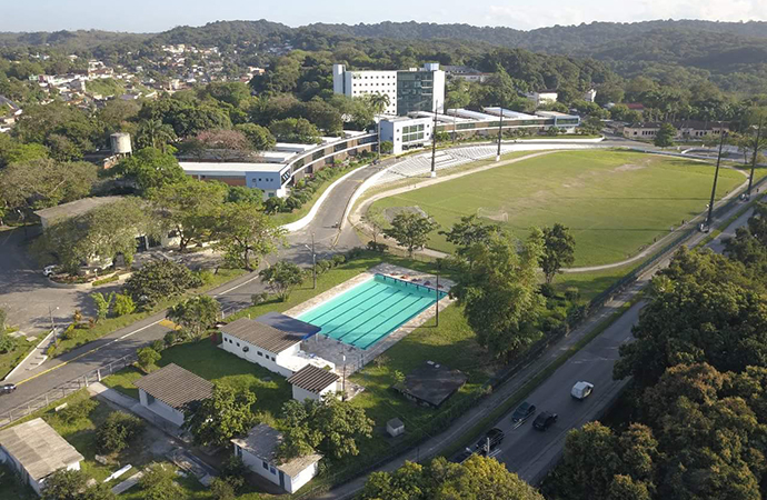 foto aérea do campus sede da ufrpe