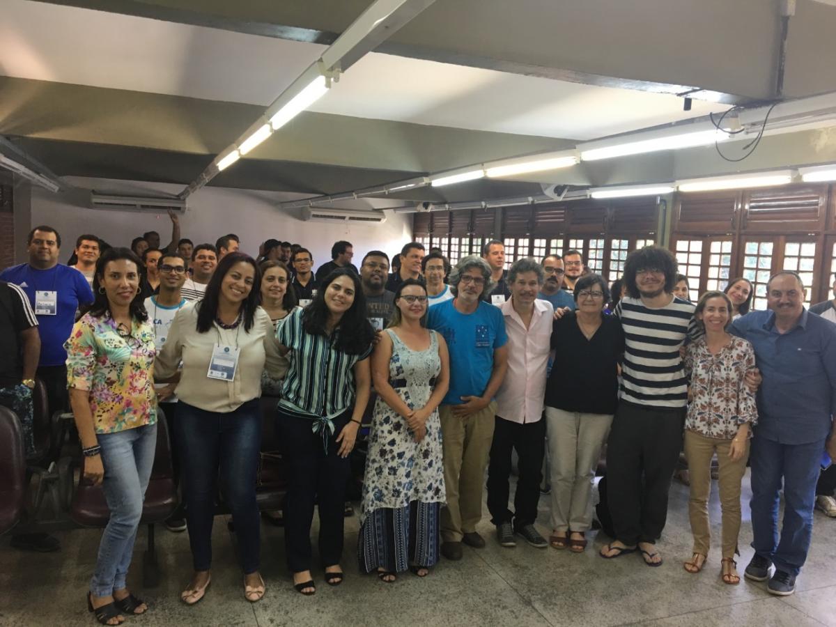 grupo de participantes do evento
