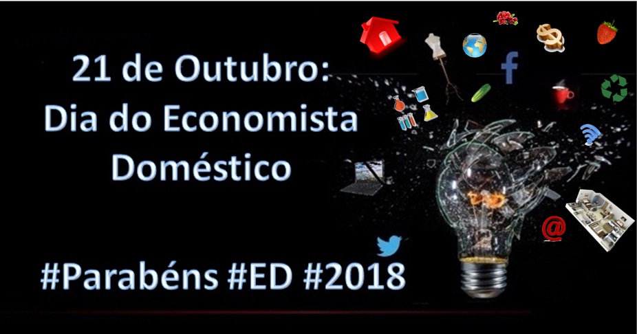 cartaz com dizeres: 21 de outubro, dia do economista doméstico