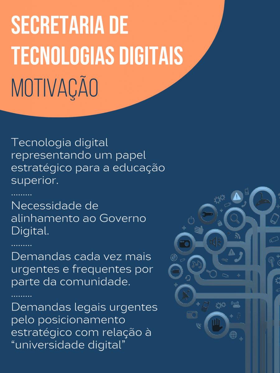 card sobre propósito da secretaria