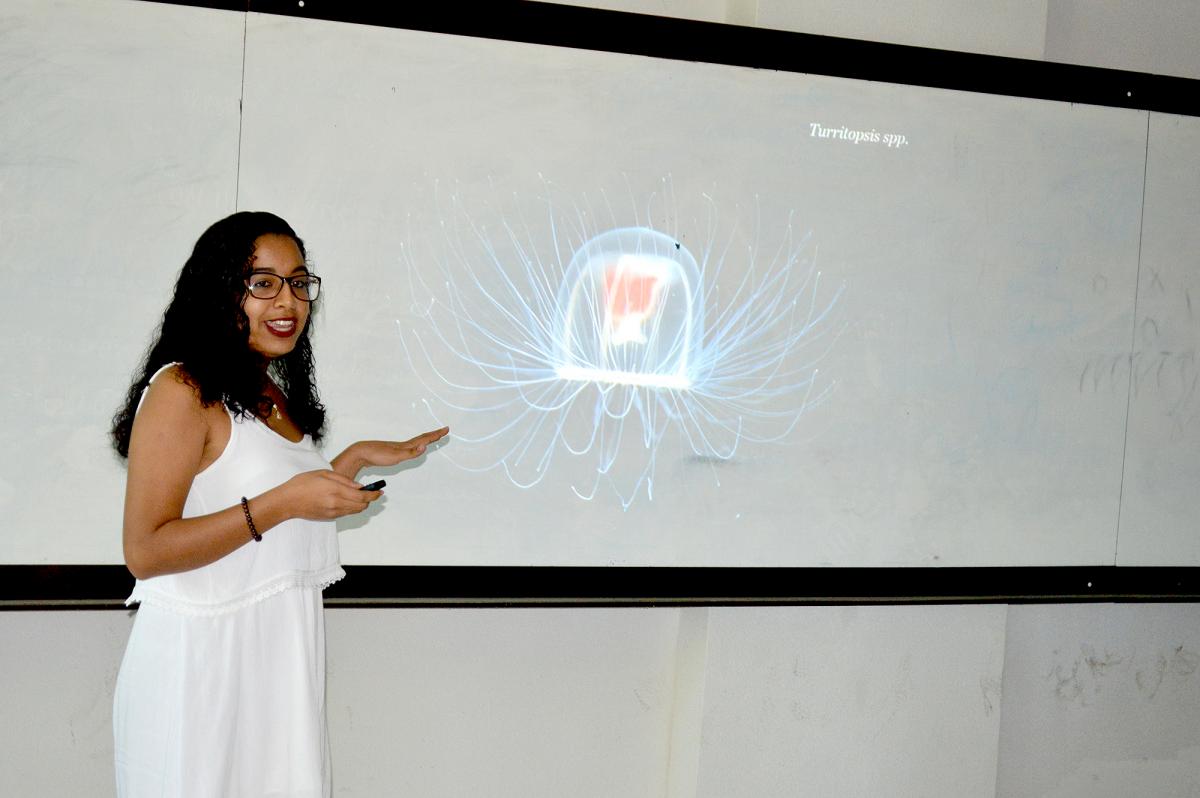 Michelly Lira fala sobre medusa "imortal"