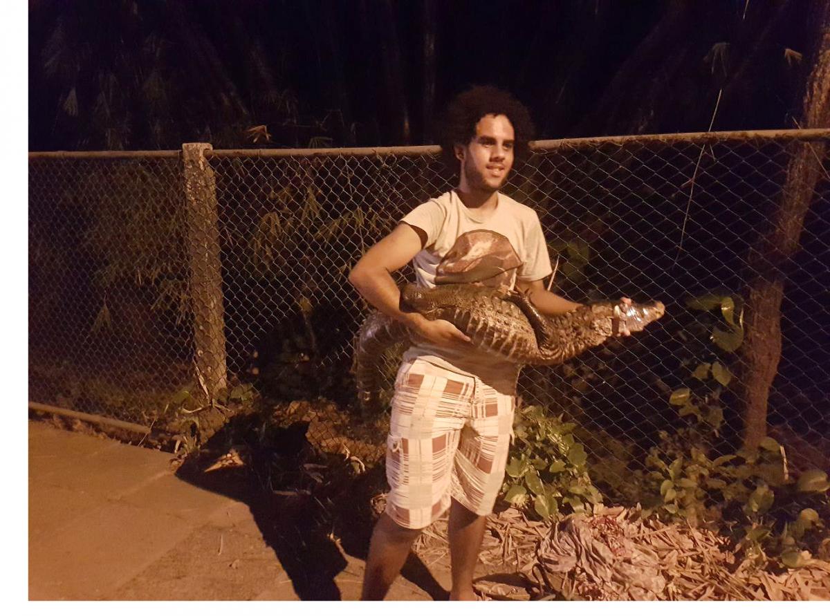 Emerson fez o resgate do animal