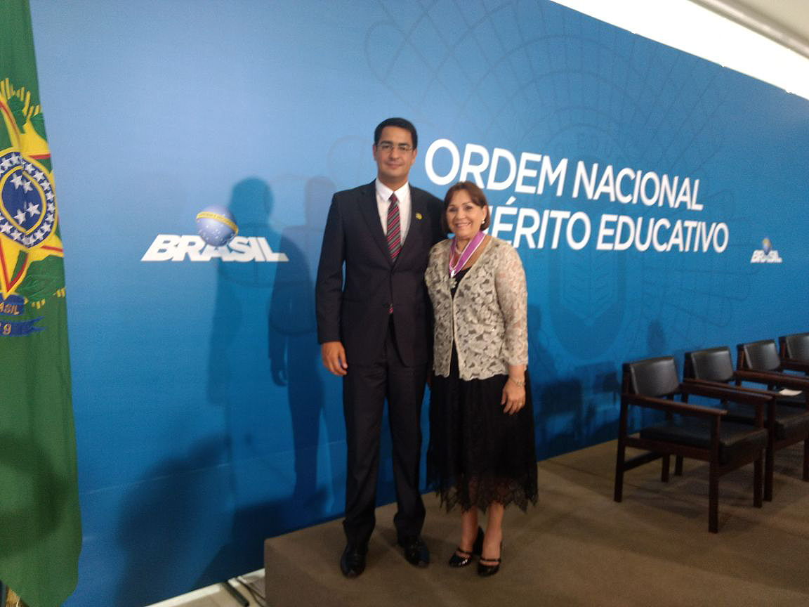 Gustavo Carneiro Leão, procurador-chefe da UFRPE, acompanhou a reitora durante a solenidade