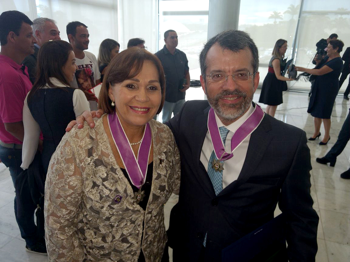 Reitora da UFRPE e Nelson Simões, presidente da RNP