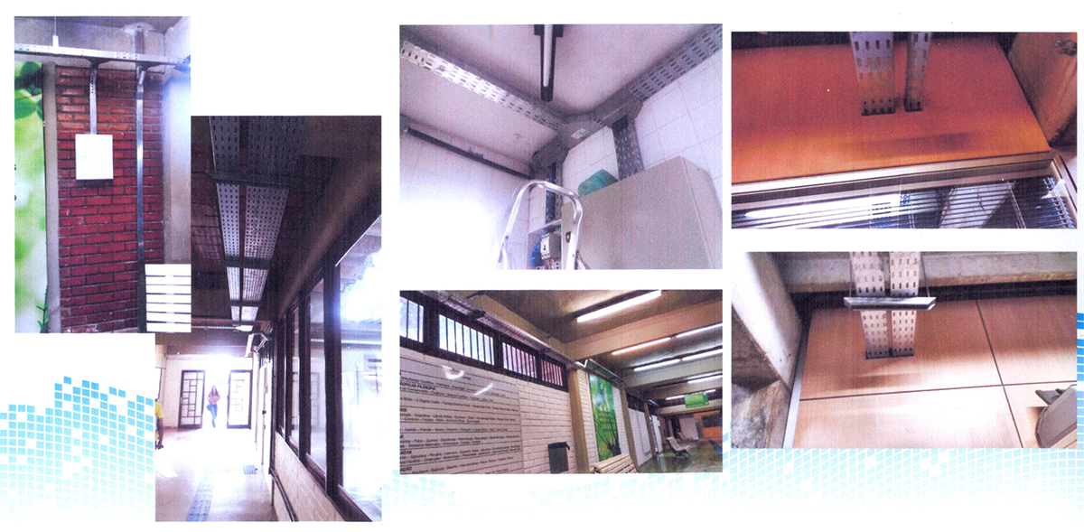 Cabeamento ótico foi trocado, canaletas instaladas, parte elétrica reestruturada