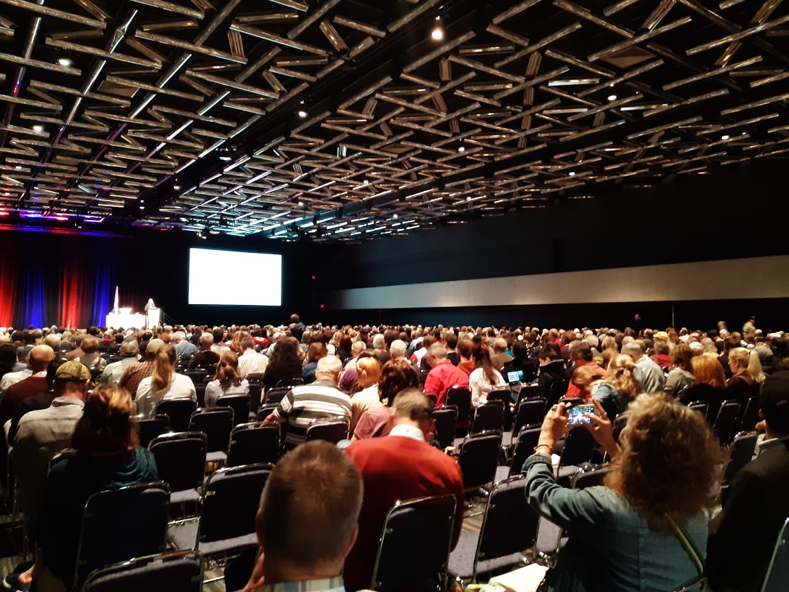 plateia da palestra