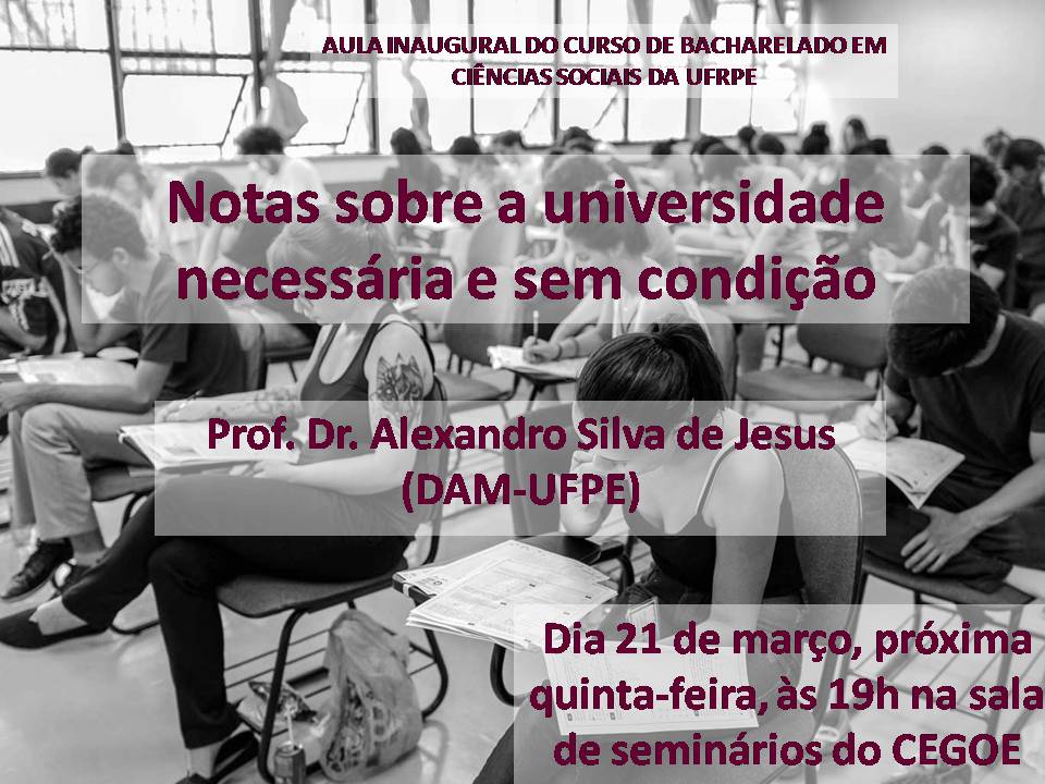cartaz do evento