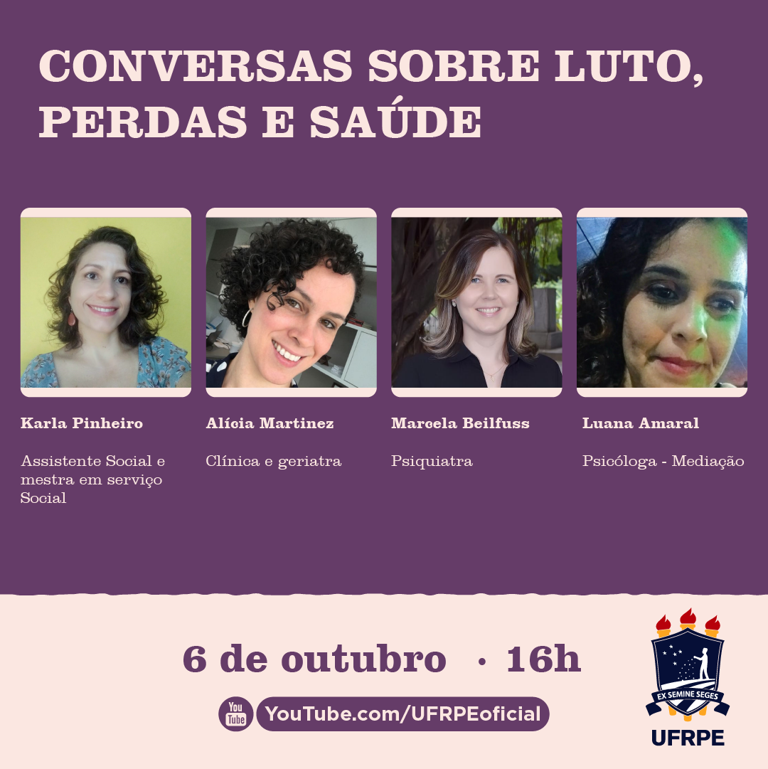 card de divulgação com fotos das profissionais de saúde