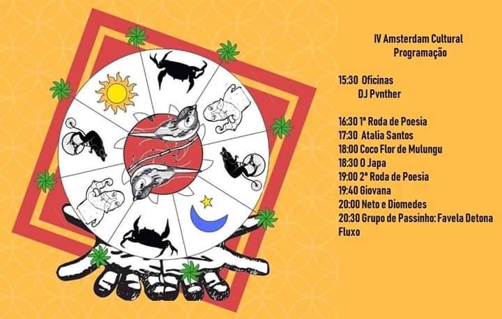 imagem com programação do evento