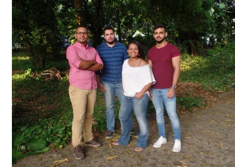 foto dos três integrantes da equipe phoenix