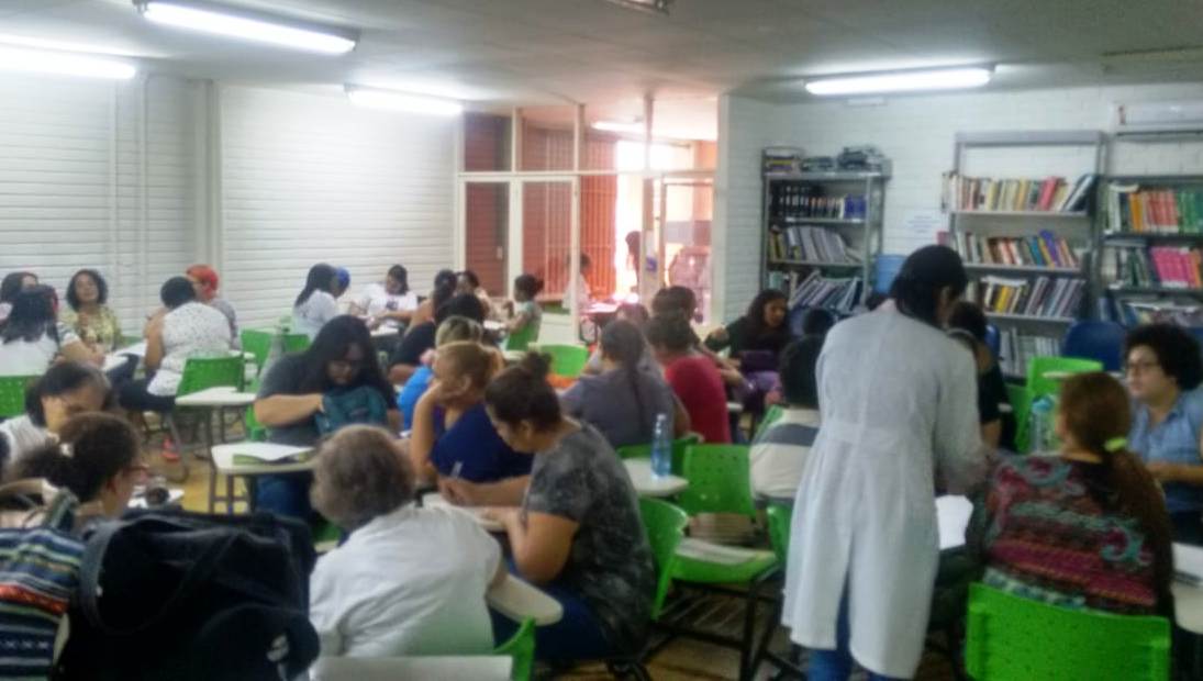 grupos de trabalho sob orientação da nutricionista