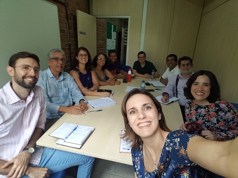 Equipes do Departamento de Administração e da Pró-Reitoria de Planejamento